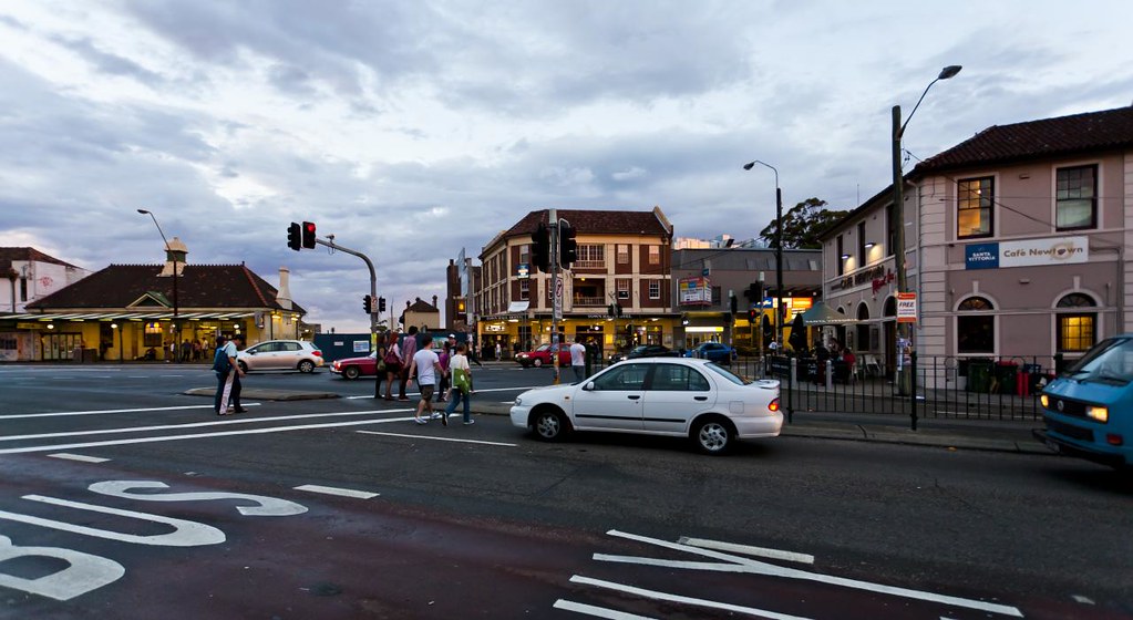 newtown train station, town hall hotel and cafe newtown Flickr