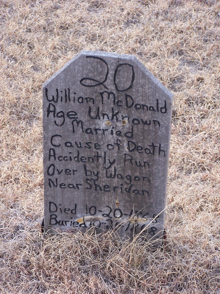 William McDonald Grave Marker Fort Wallace Cemetery, Walla… Flickr