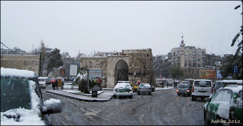 snow in damascus saha bab tuma Habibe B. Flickr