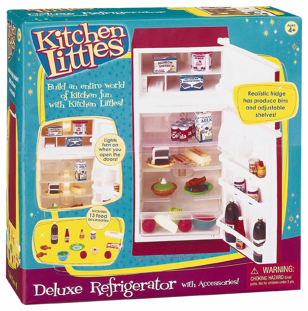 2009 Kitchen Littles Fridge Playset Promo pic SSDesigns Doll