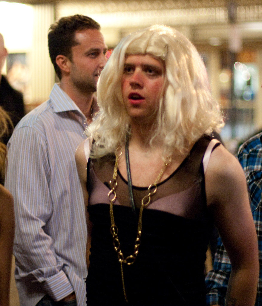 In drag a group of guys were in drag that night for fun Nathan