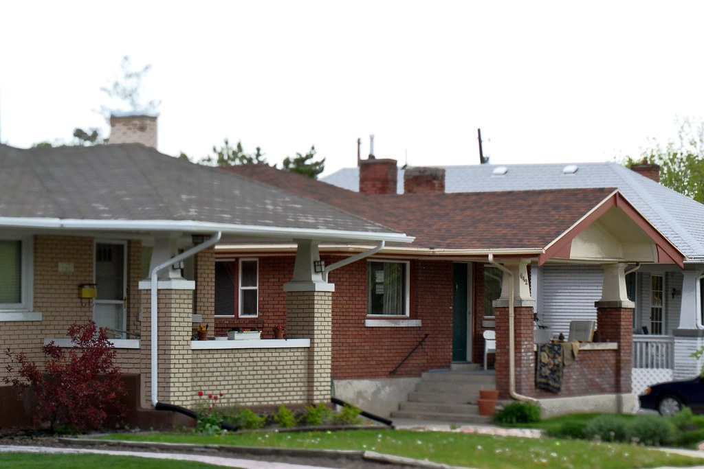 Salt Lake City Typical East Bench Houses S. P. Hansen Flickr