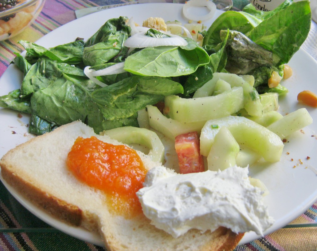 Brunch buffet salad plate at Cafe Condessa COLD DISHES B +… Flickr