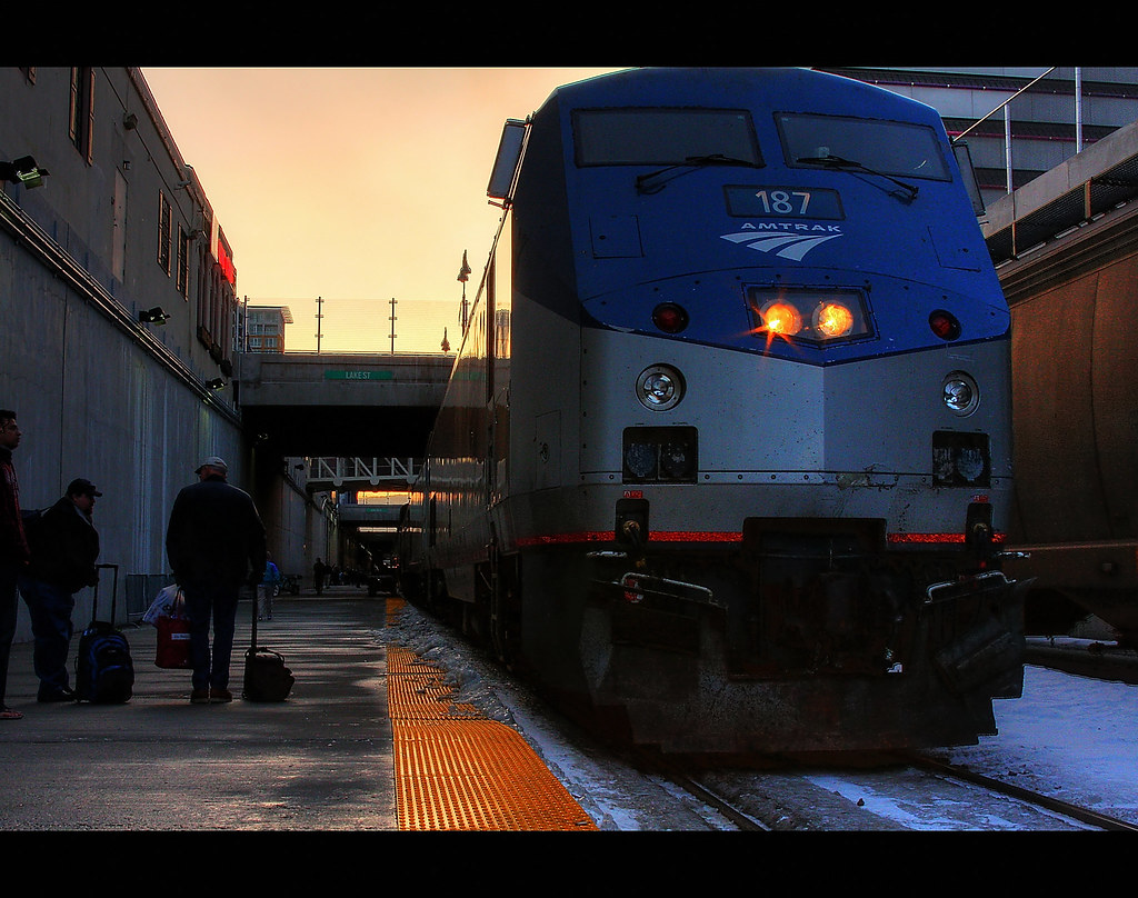 Amtrak Colorado Springs A chilly winter evening Flickr