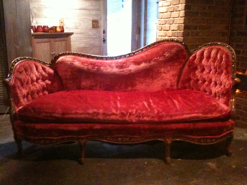 Pink Velvet Louis IV Style Sofa Beautiful pink crushed vel… Flickr