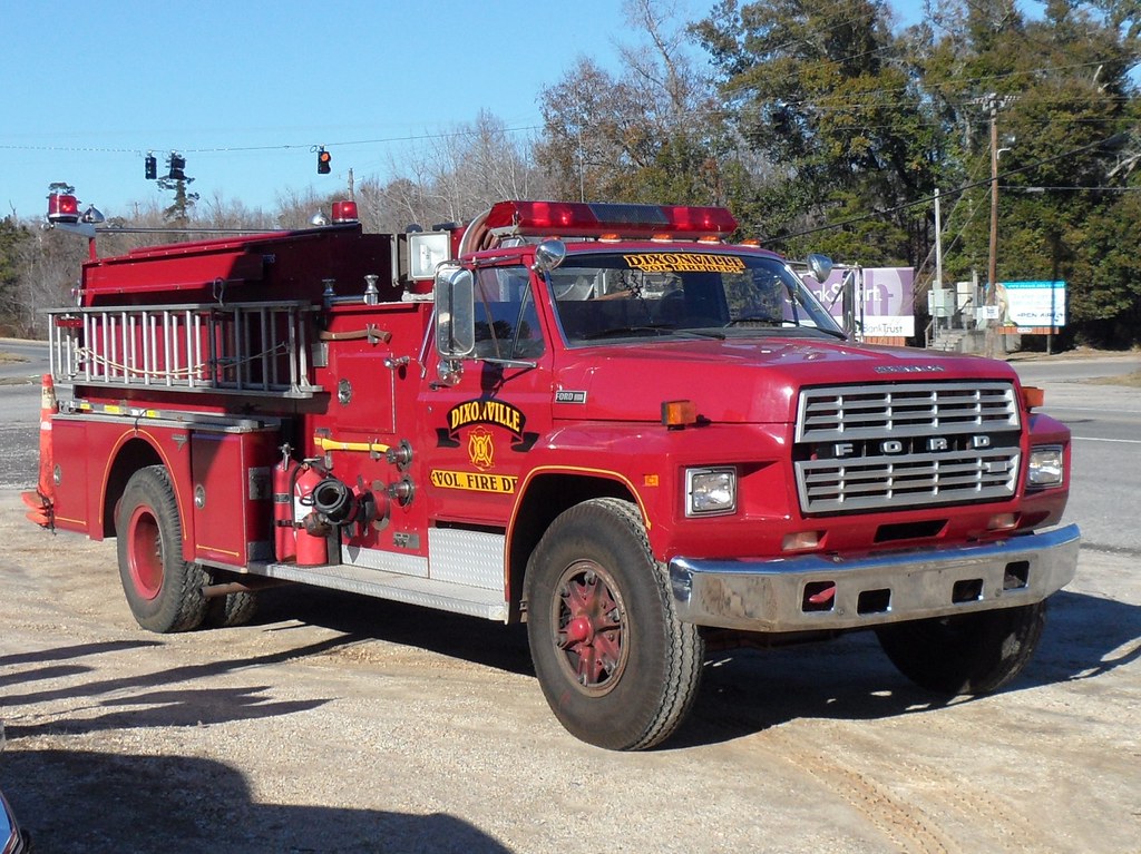 Dixonville Alabama Fire Dept. This 1980's Ford F800 pumper… Flickr