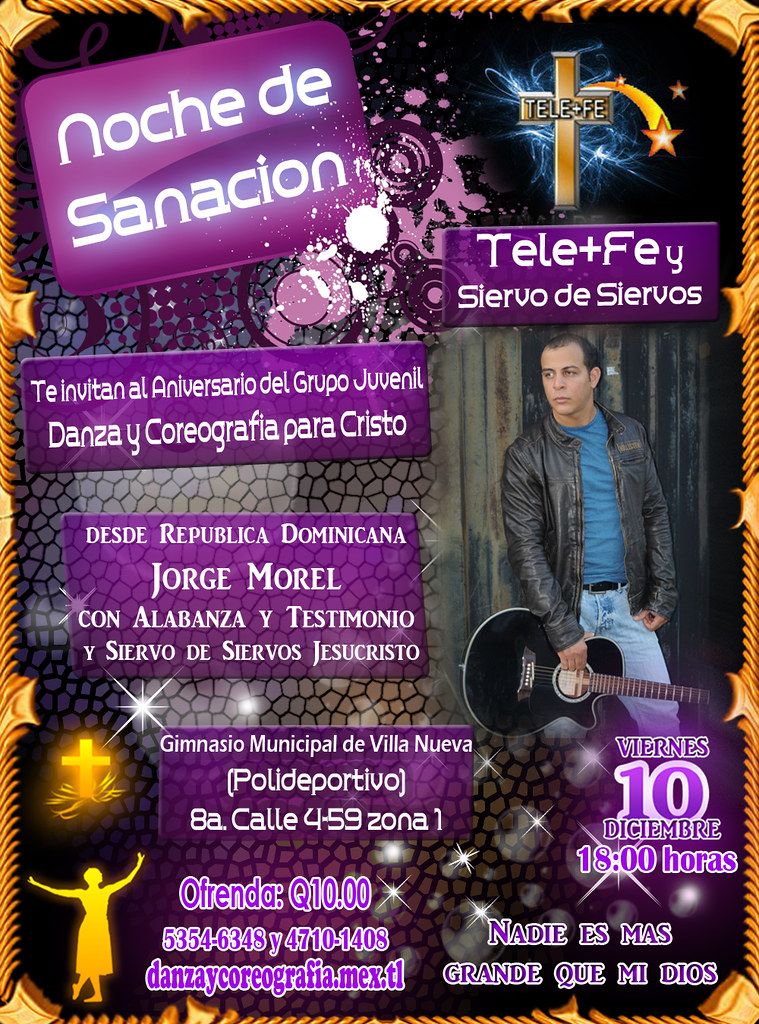 Afiche Morel Concierto de Sanacion con Morel d… Flickr