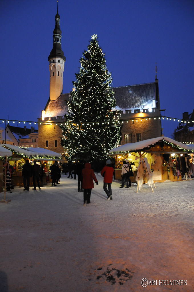 Merry Christmas In Estonian Christmas time Tallinn Christmas Market (Estonian Tallinn… Flickr