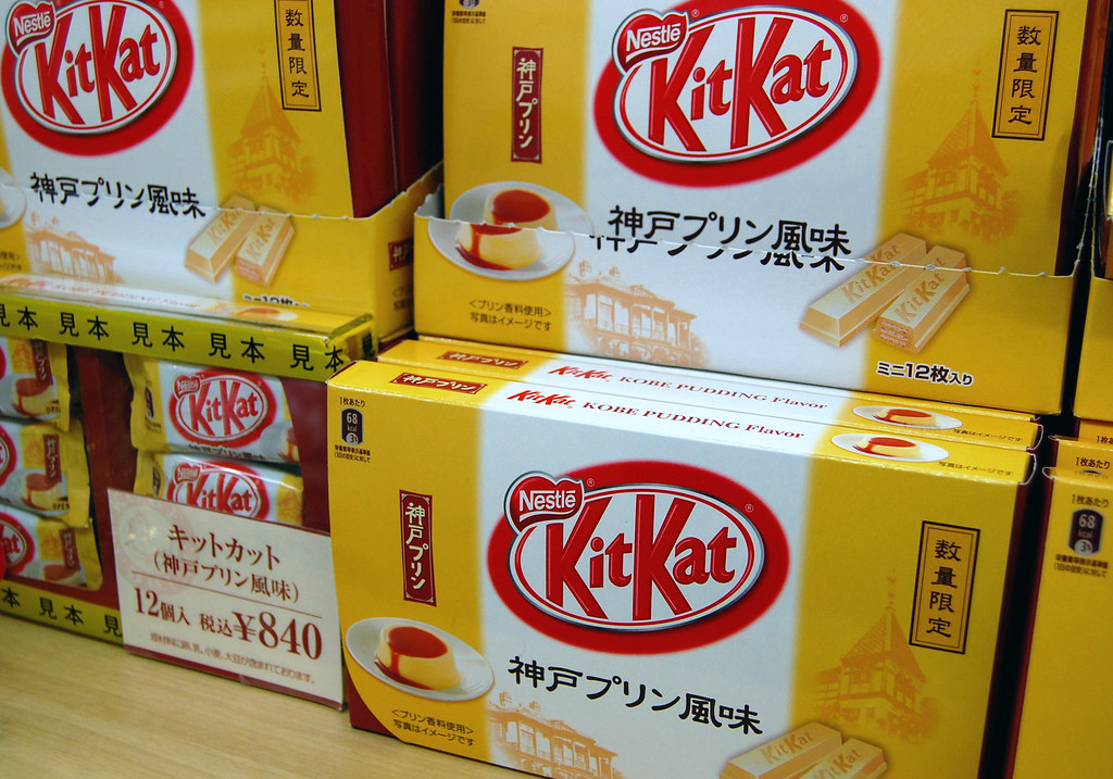 KitKat Kobe Pudding (2010) Kobe pudding flavored KitKat… Flickr