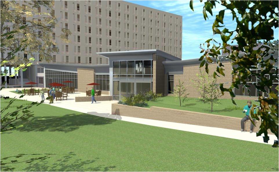 Main Entrance COOL East Elevation WIU Housing Flickr