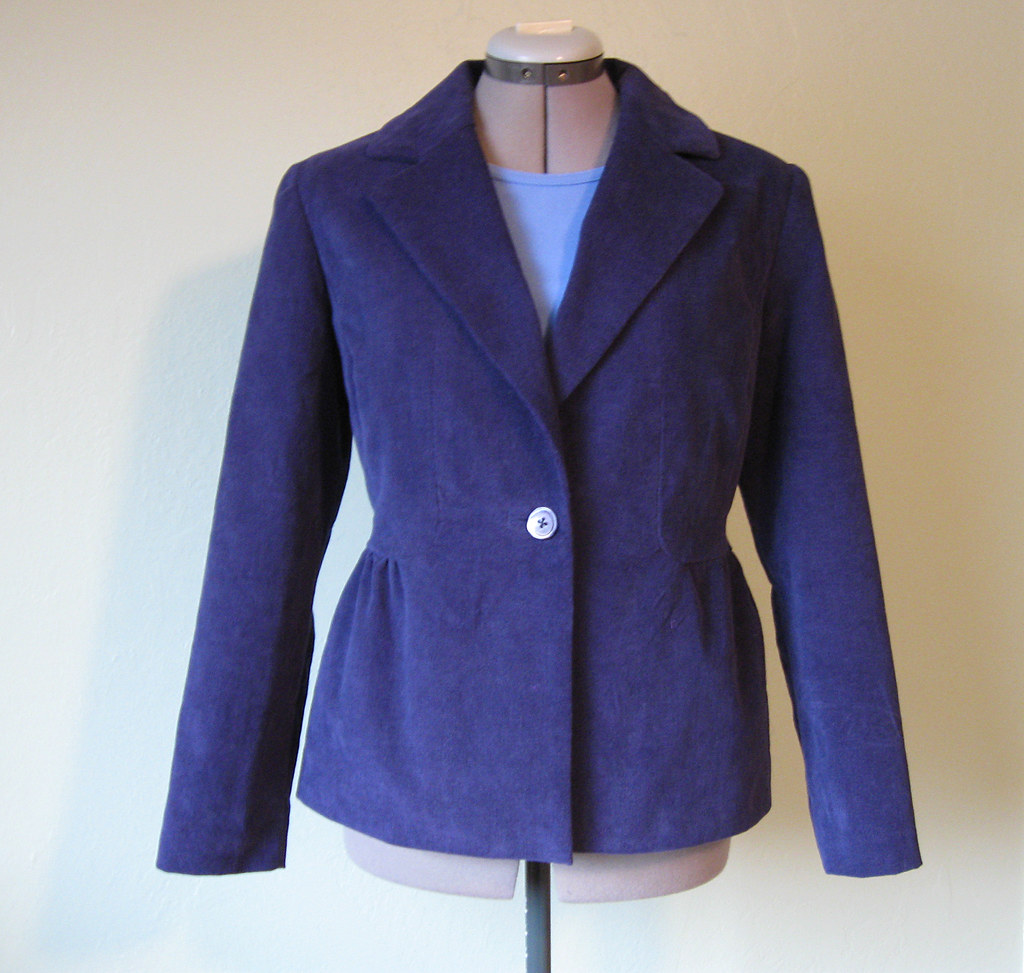 Blue cord jacket front Sunnygal Studio Flickr