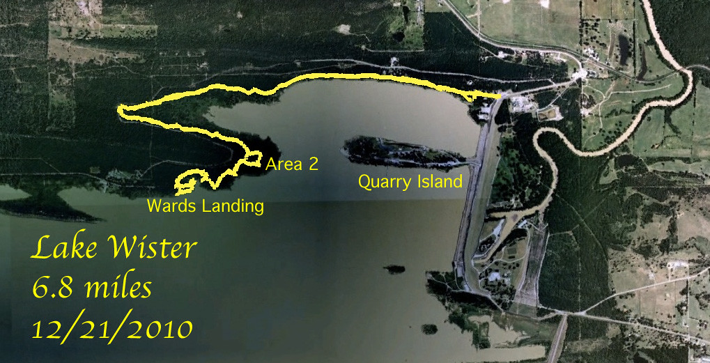 Lake Wister Trail Map Granger Meador Flickr