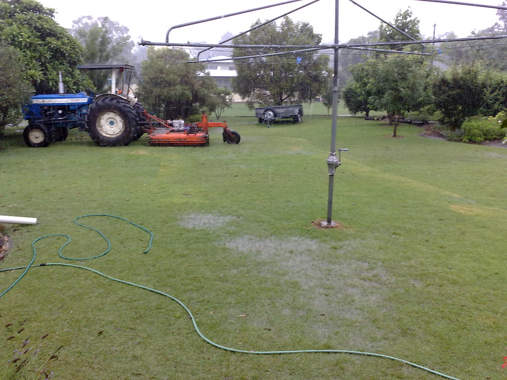 Soggy backyard Parents backyard getting soggy due to days … Flickr