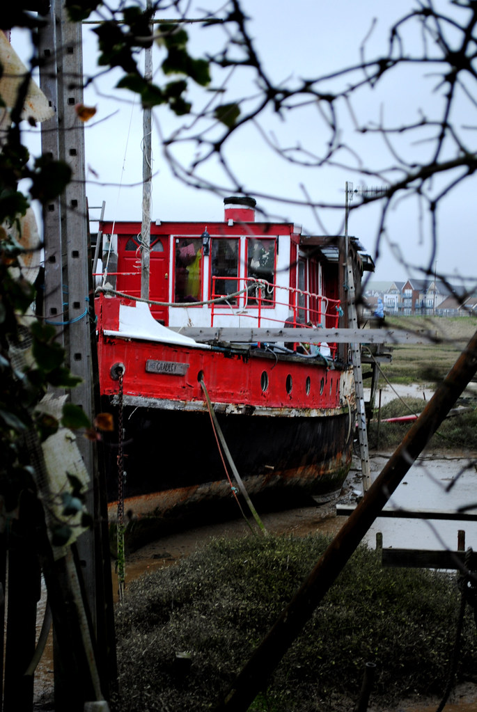 Houseboat Shoreham by Sea Mark Flickr