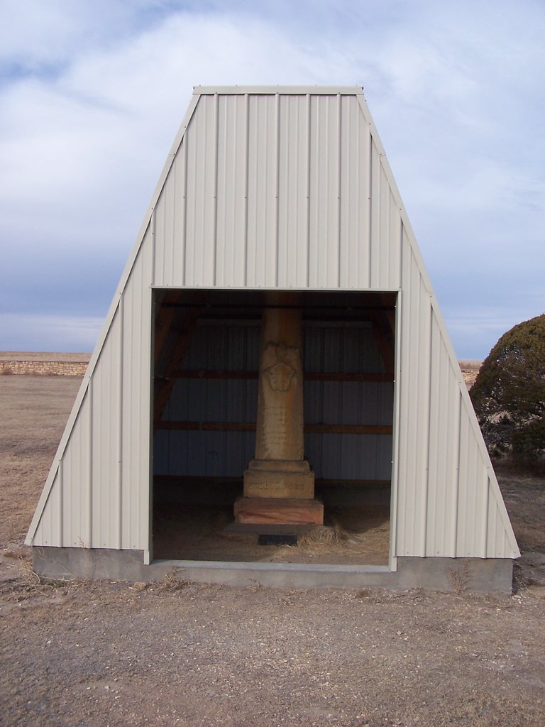 Covered Tombstone Fort Wallace Cemetery, Wallace, Kansas J. Stephen
