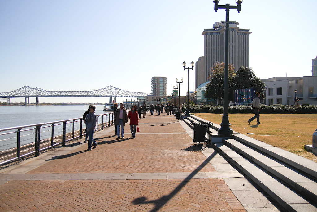Riverwalk Along the Mississippi River in New Orleans Daniel Hart