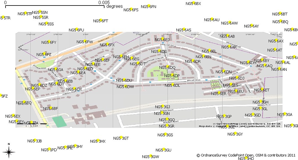 gNG CS34H postcode overlay Edwards Lane Estate OSM map (cr… Flickr