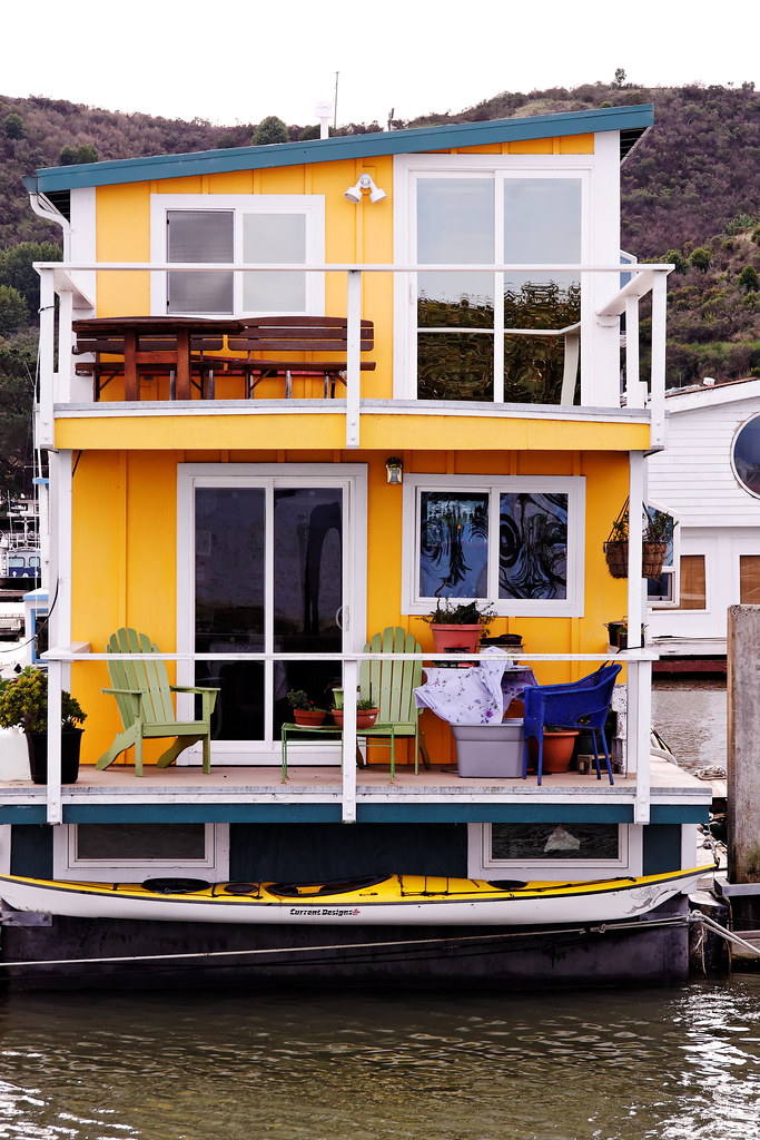 Houseboat with Sea Kayak, Richmond, CA At the Point San Pa… Flickr