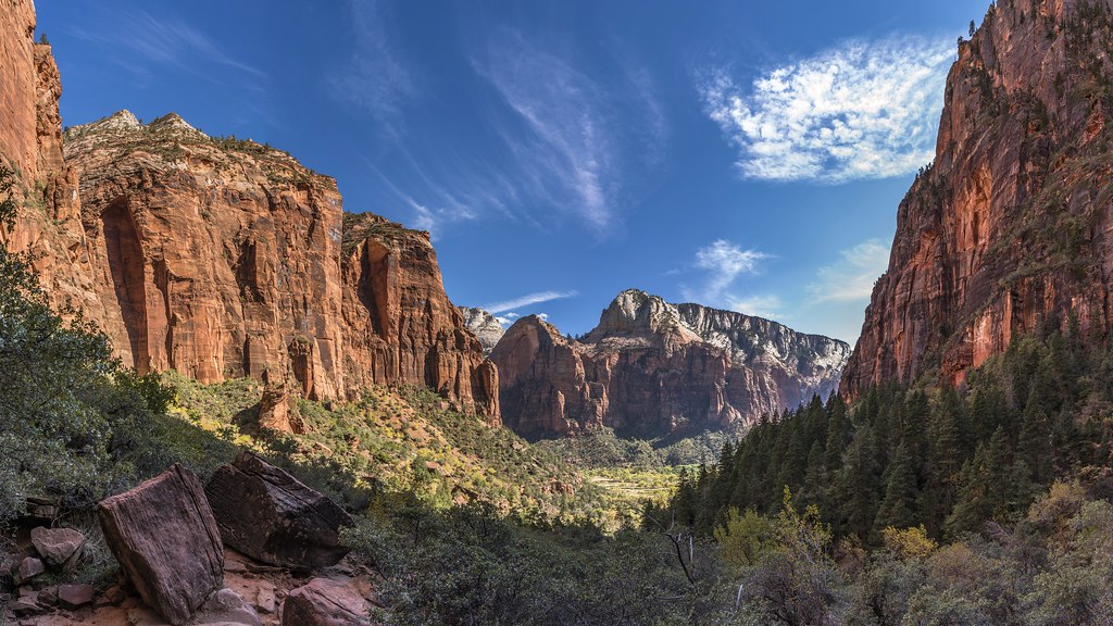 Elevation of ZION NATIONAL PARK, UT, USA Topographic Map Altitude Map