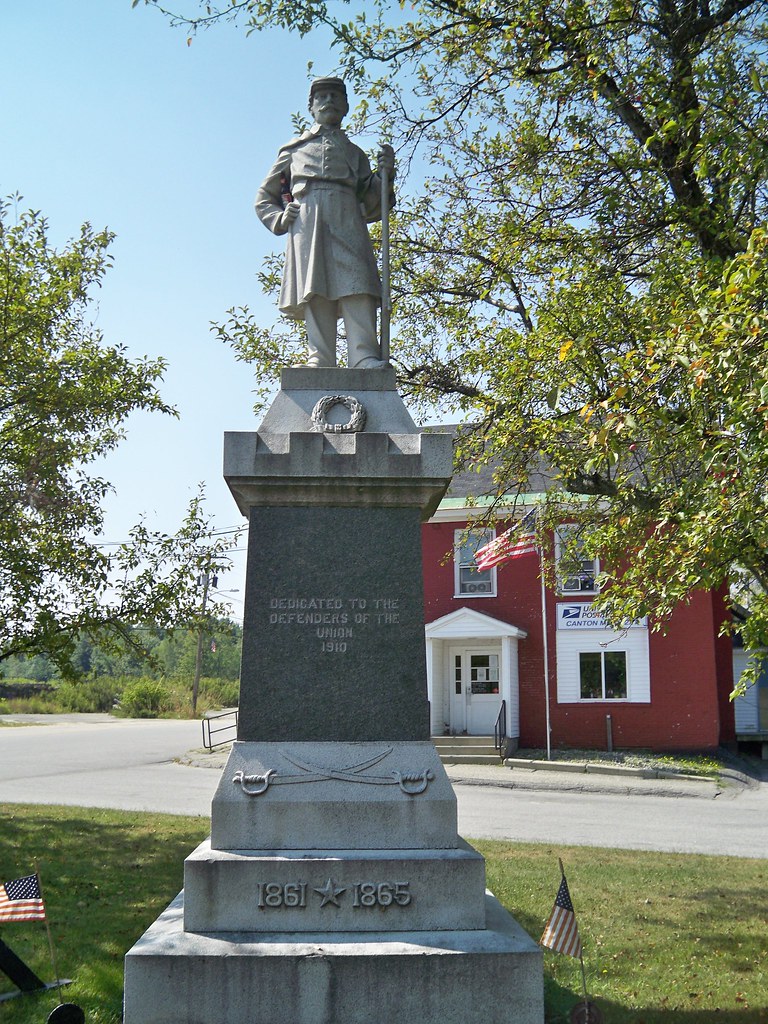 Civil War Monument Canton Maine Canton Maine Civil War Mon… Flickr