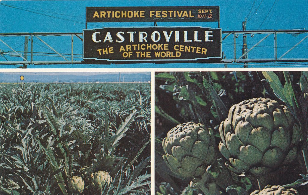 Postcard Artichoke Festival, Castroville, CA Published by… Flickr
