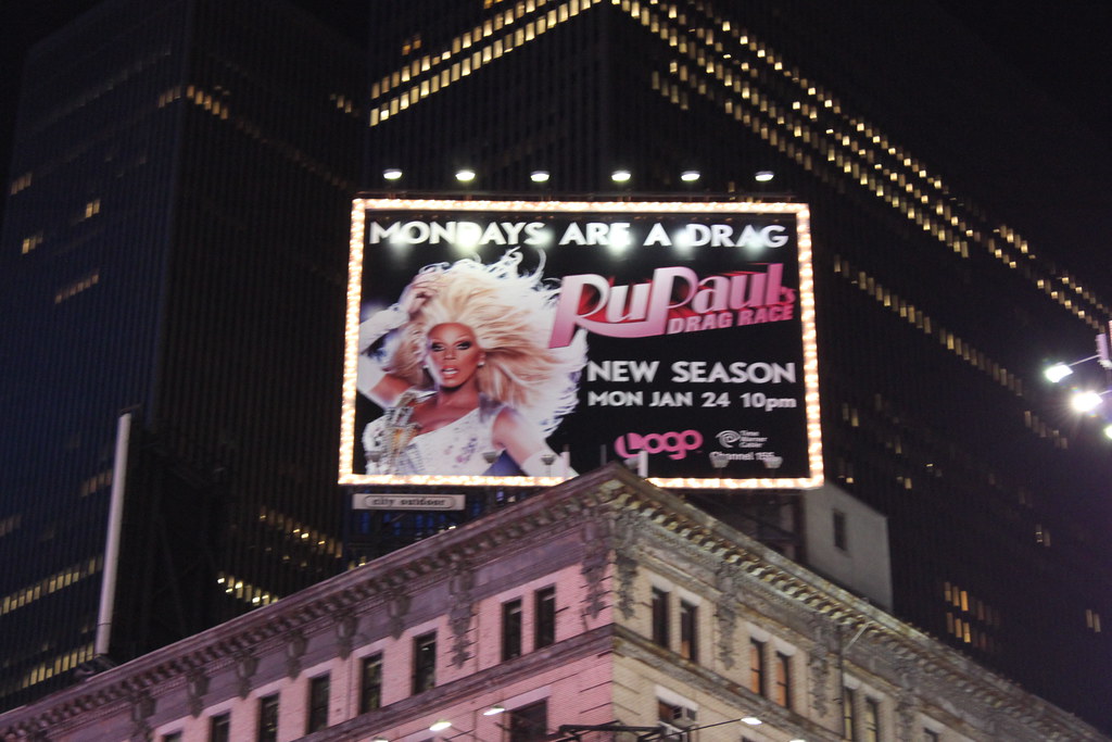 RuPauls' Drag Race, Times Square NYC Billboard Drag Queens… Flickr