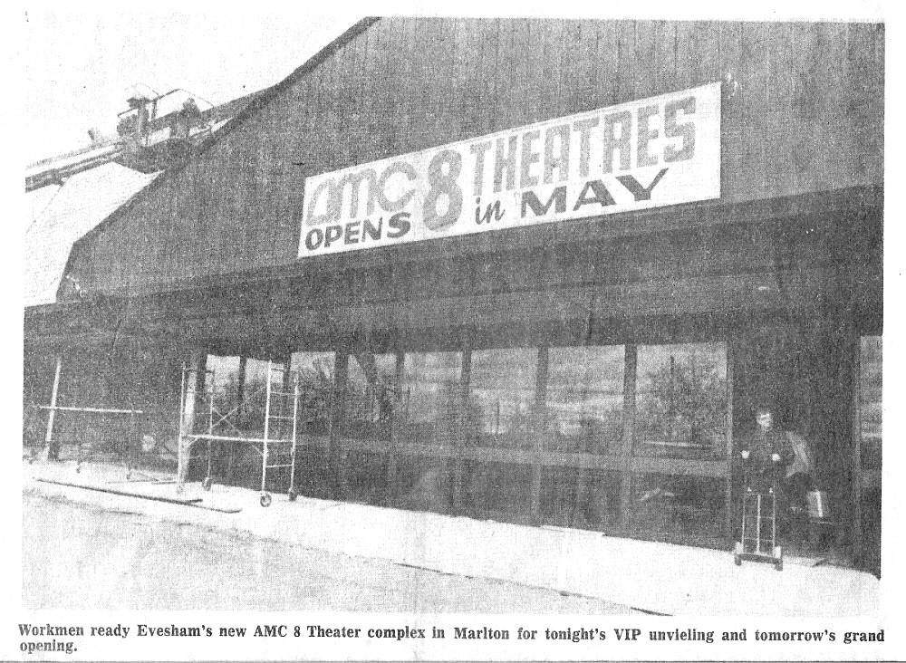 Marlton AMC 8 Theatres May 1983 Newspaper photo from May 1… Flickr