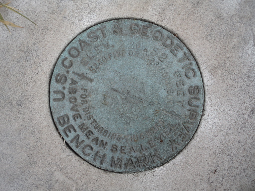 Survey Benchmark Pine Bluff, Arkansas Paul Sableman Flickr