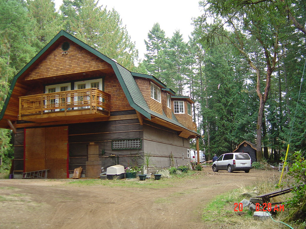 The log cabin Micheles folks log cabin Vancouver Island christopher