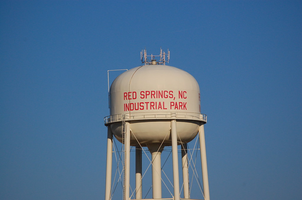Water Tower North of Red Springs, North Carolina on HWY 21… Donald