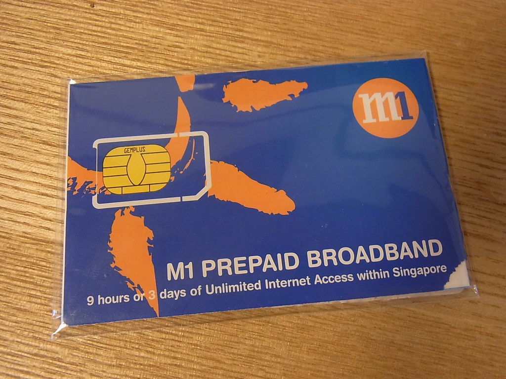 Singapore M1 prepaid sim card kazzhx Flickr