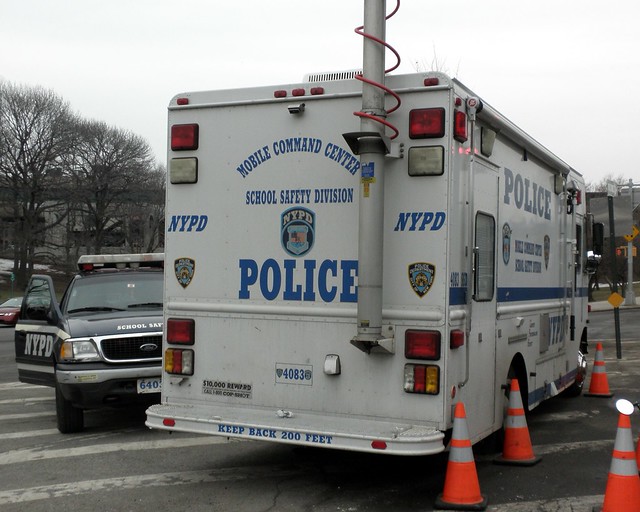 NYPD School Safety Division Mobile Command Center, Bronx, New York City
