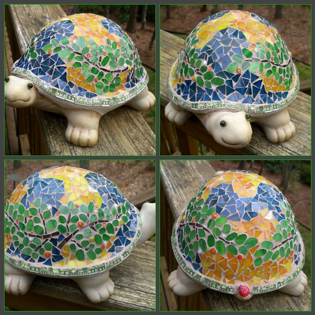 Garden Mosaic Stained Glass Turle 1. Garden Turtle Mosaic … Flickr