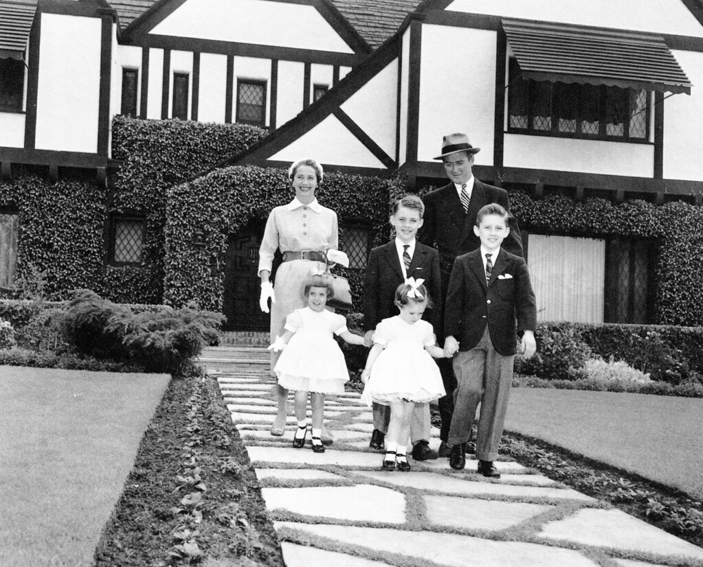 James Stewart and family Classic Film Scans kate gabrielle Flickr