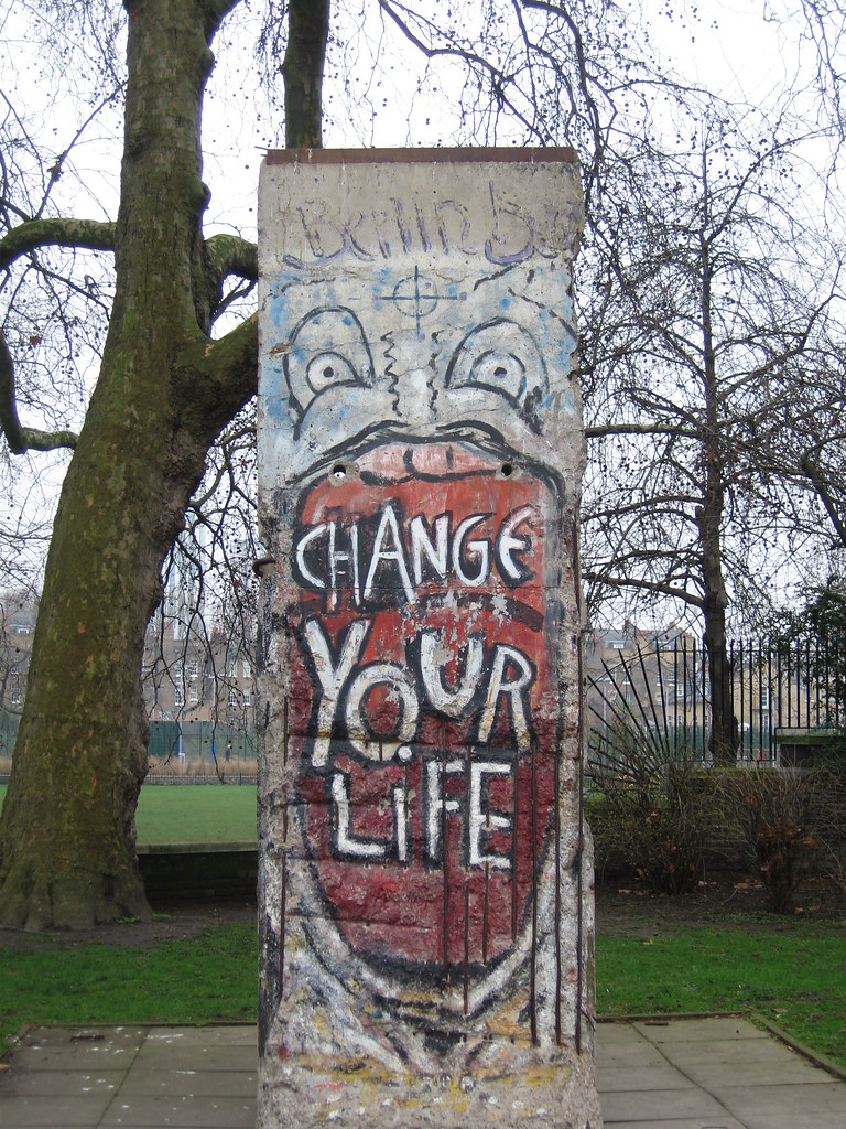Piece of the Berlin Wall Outside The Imperial War Museum Flickr