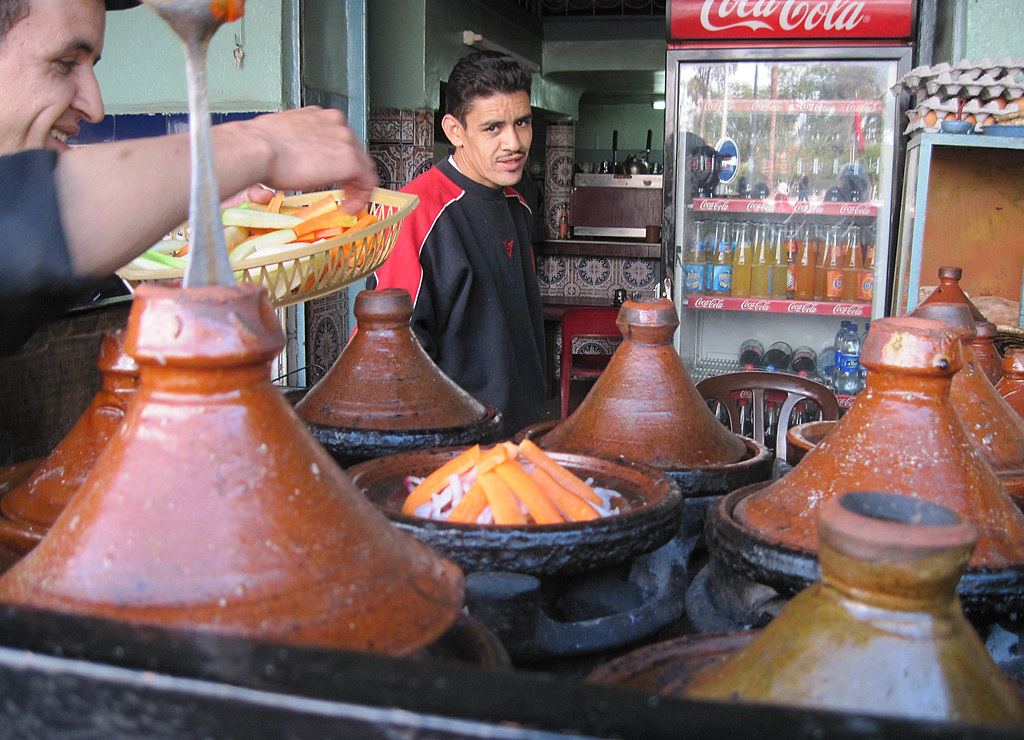 The "tajine guys" near Sidi Mimoum Marrakech It's dicey to… Flickr