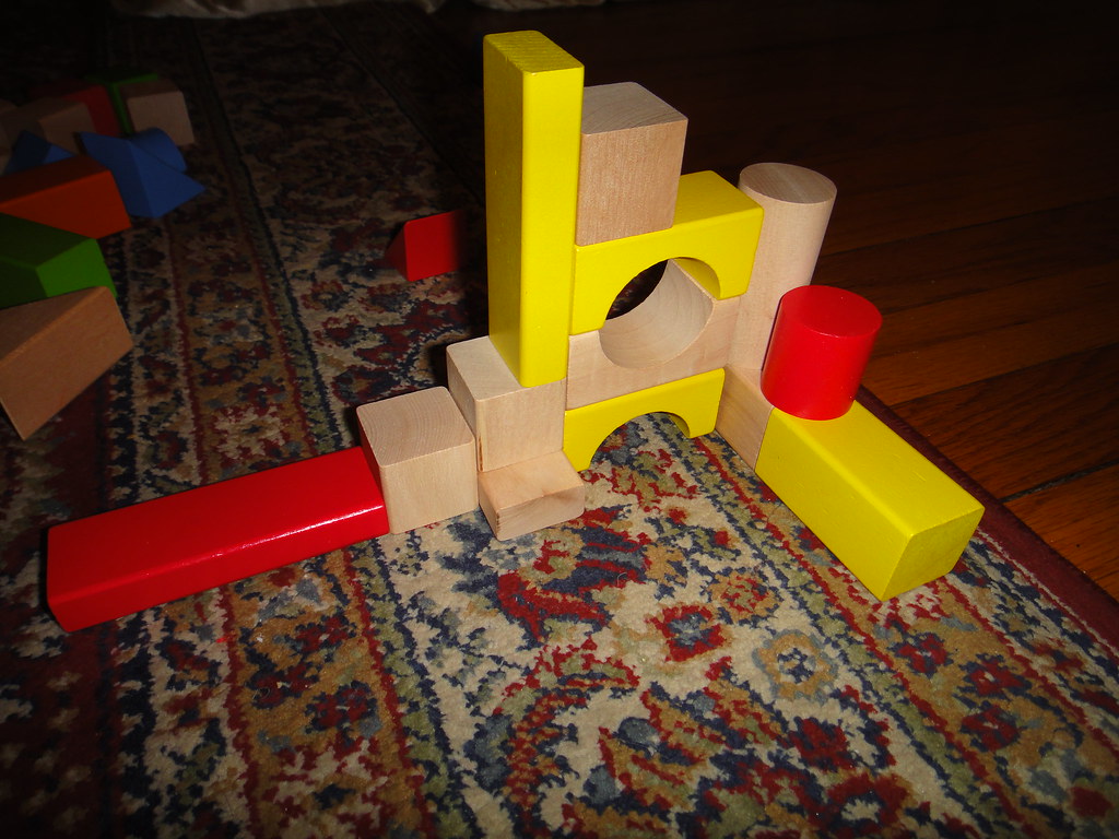 architecture with kids blocks from Imaginarium 75Piece Wo… Flickr
