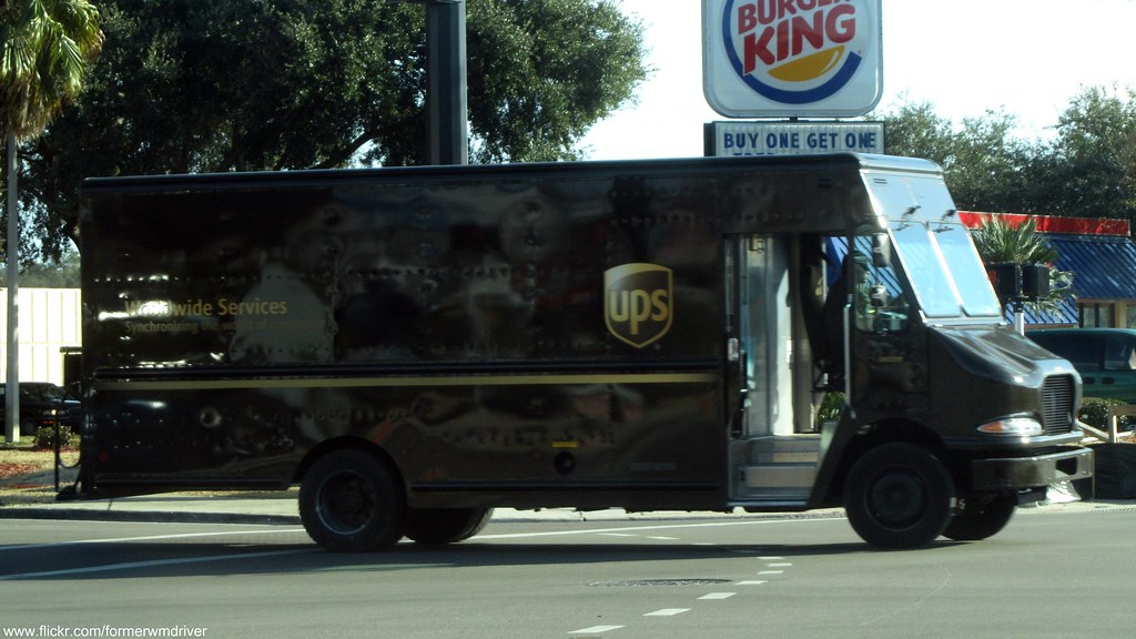 UPS Truck Seen in the Tampa, FL area If you want to use th??? Flickr