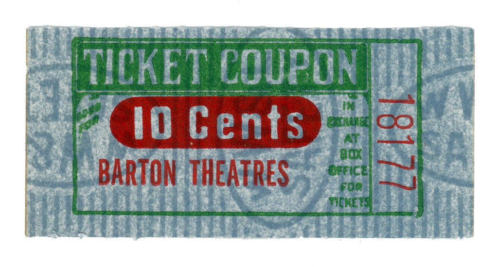 Barton Theatres Ticket Coupon Todd Franklin Flickr