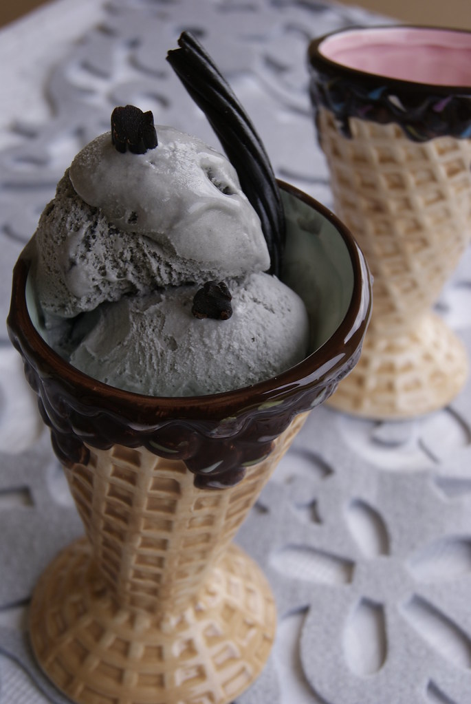 Liquorice Ice Cream safeera Flickr