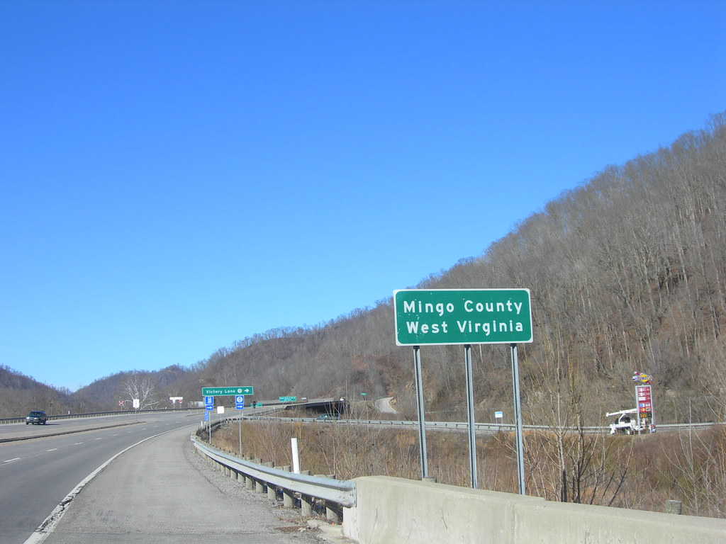 Mingo County Line US Hwy 52 out of Williamson WV is rather… Flickr