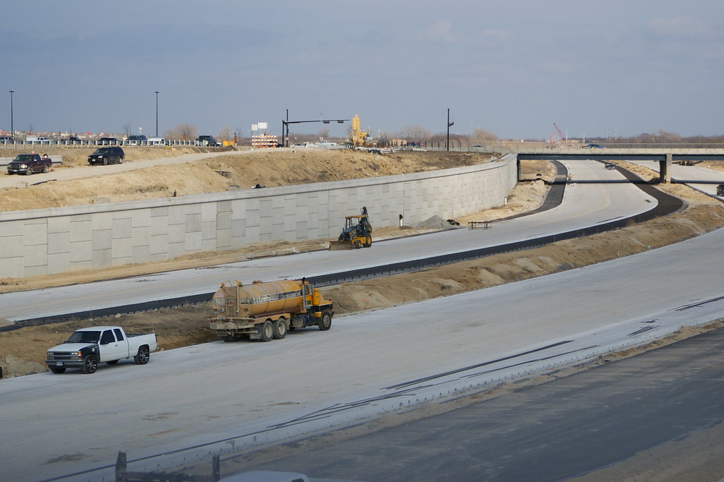 Bush Freeway extension construction Garland Texas L… Flickr