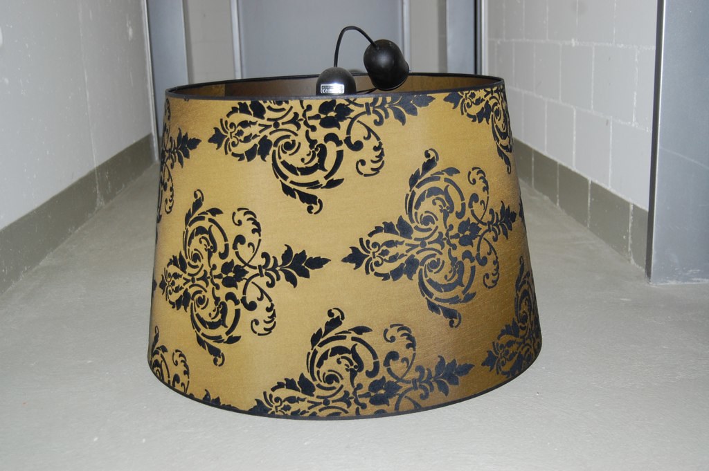 Black and Gold Lamp Shade Keryn Lyons Flickr