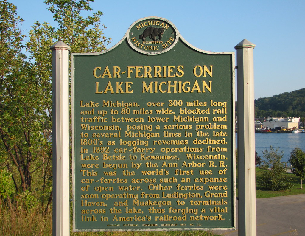 CarFerries on Lake Michigan This isn't just Elberta histo… Flickr