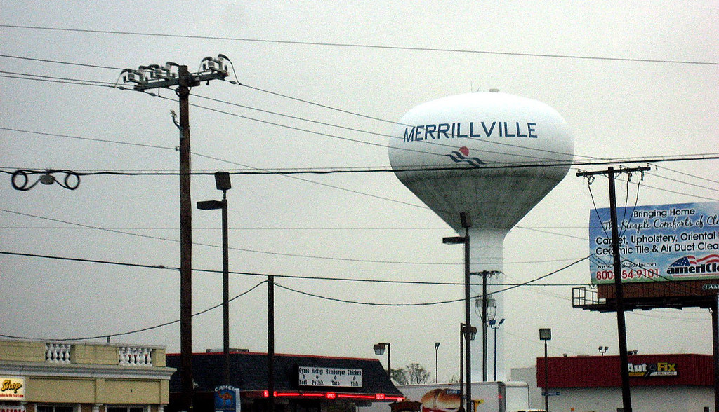 Merrillville Water Tower a photo on Flickriver
