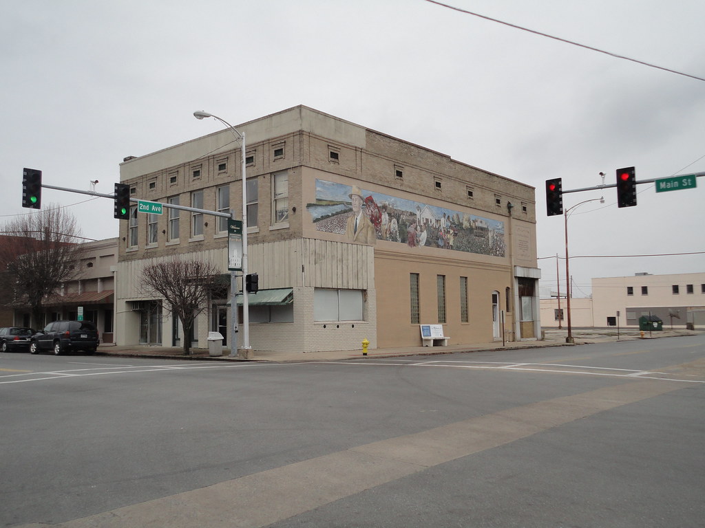 2nd and Main Mural Pine Bluff, Arkansas Paul Sableman Flickr