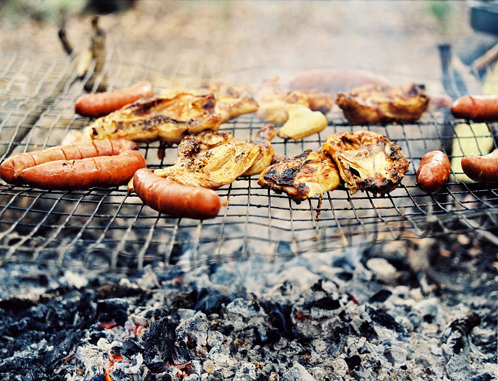 Amazon rainforest BBQ in the jungle Mamiya RB67 50mm f/4… Flickr