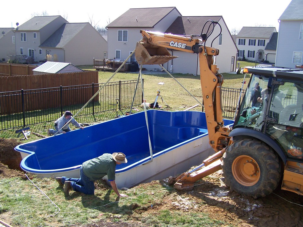 FG backhoe lift 8.jpg Riviera Fiberglass Pools Flickr