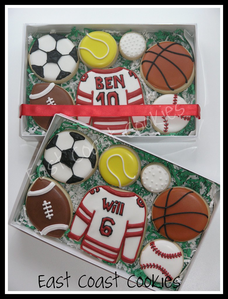 Sports Fan Gift Box Couple of Sports themed Cookie Boxes f… Flickr