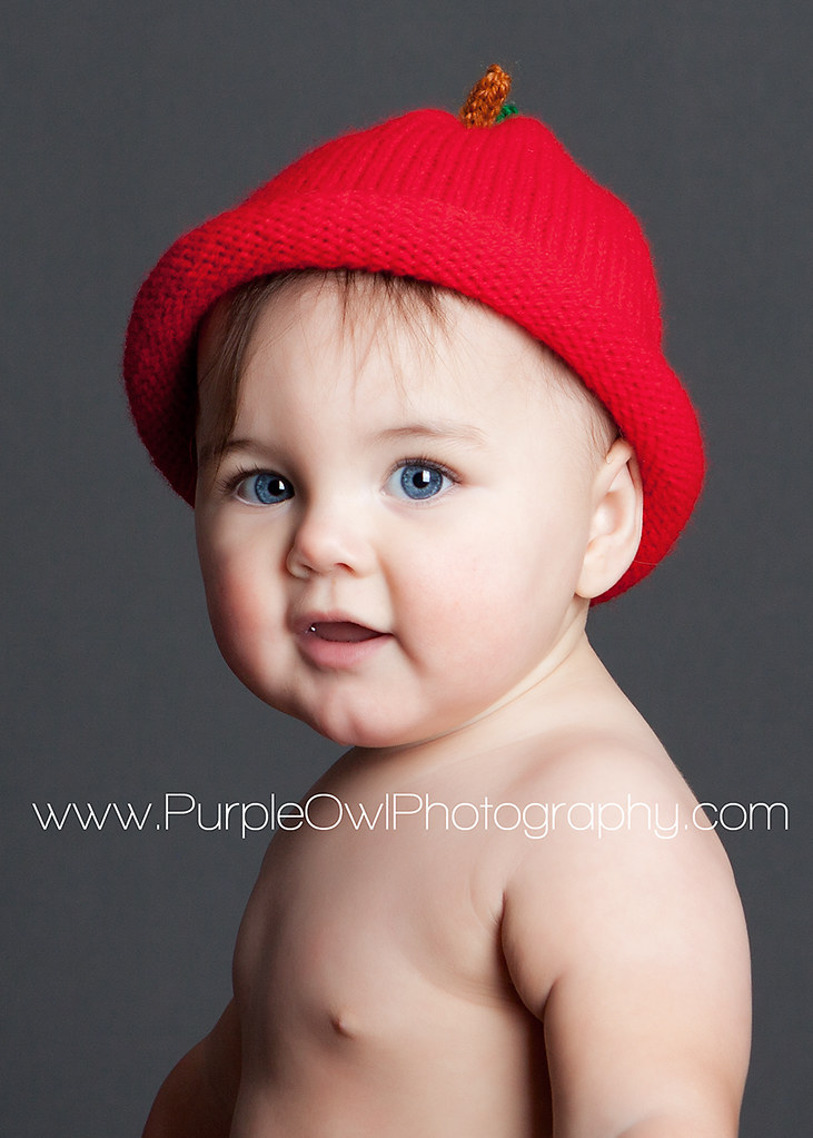 Cute Baby in Red Hat Portrait by Purple Owl Photography Flickr